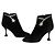 Chanel Comète Botines de Ante Negro