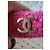 Bracciale Chanel Tweed Bangle Fucsia e Oro D'oro Fuschia - vista 3