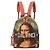 Louis Vuitton Palm Springs Édition Limitée Jeff Koons Da Vinci Print Canvas PM Multicolore
