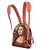 Louis Vuitton Palm Springs Édition Limitée Jeff Koons Da Vinci Print Canvas PM Multicolore - vue 2