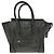 Céline Bolso Luggage Celine de cuero liso micro Negro