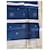Foulard in seta Chanel 90 cm Blu  - vista 5