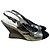 Pumps Slingback Chanel Argento