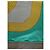 Foulard Hermès Circuit 24 Faubourg in Seta Giallo Verde 90cm - vista 6