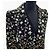 Emanuel Ungaro Elegante Samtjacke von Ungaro mit floralem Muster Schwarz - Ansicht 6
