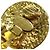 Chanel Vintage CC Round Clip-On Metal Small D'oro - vista 4