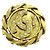 Bottoni a clip Chanel CC in metallo con perla sintetica D'oro - vista 4