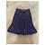 Falda Chanel de tweed negro con cuadros azules y rojos - vista 5
