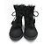 Stivaletti flat alla caviglia foderati in shearling nero Pedro Garcia - vista 3