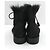 Stivaletti flat alla caviglia foderati in shearling nero Pedro Garcia - vista 5