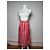 Falda Vintage Dior Rayas Rojas y Blancas 36/S - vista 15