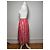 Falda Vintage Dior Rayas Rojas y Blancas 36/S - vista 2