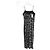 Tibi Scintilla Jersey Slip Kleid Schwarz Silber - Ansicht 5