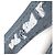 Autre Marque Jeans Distressed SJYP - Etichetta Coreana Cult Blu - vista 2