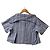 Autre Marque TOGA PULLA Memory Taft-Streifenbluse Blau - Ansicht 2