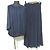 Autre Marque PLAIN PEOPLE Set Bluse Rock Blau Marineblau - Ansicht 4