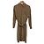 Vestido 100% Seda S Max Mara Castaño Marrón claro