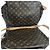 Borsa a Spalla Saumur GM Monogramma Louis Vuitton Marrone - vista 17