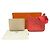 Borsa a Spalla Hermès Evelyne PM 3 Rosso - vista 17