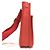 Borsa a Spalla Hermès Evelyne PM 3 Rosso - vista 3
