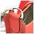Borsa a Spalla Hermès Evelyne PM 3 Rosso - vista 9