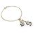Pulseira de ouro Chanel com pérolas falsas Dourado