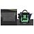 Céline Borsa a mano Celine Luggage Nano Shopper Nero Blu Verde - vista 5