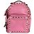 Rosa Leder Rucksack von Valentino Garavani