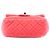 Chanel Mini Quadrat Klassisch Samt Rosa Perlen Crush Einzelne Klappe Pink - Ansicht 3