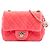 Chanel Mini Quadrat Klassisch Samt Rosa Perlen Crush Einzelne Klappe Pink - Ansicht 7