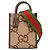 Borsa Mini Jumbo GG in tela marrone Gucci Beige
