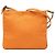 Fendi Orange Zucchino Canvas Umhängetasche