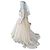 Autre Marque Hochzeitskleid Hollywood Dreams Designer Champagner Seide Weiß Beige - Ansicht 14