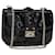 Borsa a spalla Glam Lock in patent piccola di Valentino Garavani Nero  - vista 1