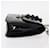 Borsa a spalla Glam Lock in patent piccola di Valentino Garavani Nero  - vista 3