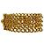 Bracciale rigido in oro con motivo Turnlock di Chanel Coco Mark D'oro - vista 4