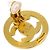 Chanel CC Round Metal D'oro - vista 4