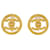 Chanel CC Round Metal D'oro