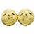 Clip Chanel CC in metallo D'oro