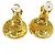 Clip orecchie Chanel CC in metallo D'oro - vista 2