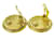 Clip Chanel CC in metallo D'oro - vista 5