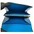 Billetera bi-fold compacta de cuero de ternera Constance de Hermès Azul - vista 8