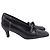Pumps a punta quadrata con fiocco Stuart Weitzman in pelle nera Nero