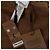 Dickey con cappuccio Burberry in cotone marrone Rosso - vista 8