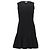 Maureen Mini Kleid mit Tiefer Taille aus schwarzem Polyester von Diane Von Furstenberg
