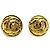 Chanel Vintage CC Round Clip-On Metal Small D'oro