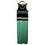 Autre Marque Langes Kleid Fausto Puglisi Schwarz Grün