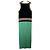 Autre Marque Langes Kleid Fausto Puglisi Schwarz Grün - Ansicht 2