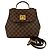 Louis Vuitton Bergamo PM Damier Lederhandtasche Braun