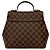 Louis Vuitton Bergamo PM Damier Lederhandtasche Braun - Ansicht 3